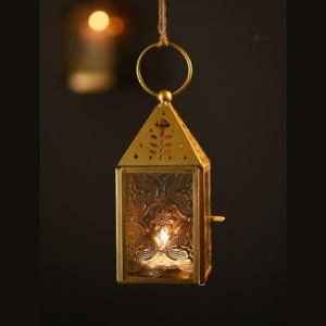 Elegante Portavelas de Metal Hecho a Mano para Uso en Interiores Durante el Ramadán |   Elegante y duradero, impermeable y portátil. - Product Image 3