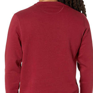 2025 hiver saison en gros haute qualité plaine coton polaire conception personnalisée imprimé col rond tenue décontracté hommes sweats - Product Image 6