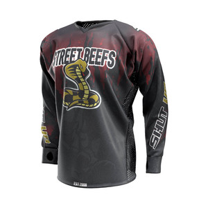 Jersey de Paintball Acolchado Sublimado Personalizado de Primera Calidad para Hombre, Poliéster de Alta Calidad, Unisex, Talla Adulto, Servicio OEM para Equipos - Product Image 5