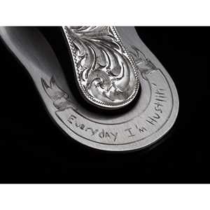 Clip para Billetes con Diseño de Calavera en Oro de 14K, con y sin Opciones de Ojos de Diamante, Diseño Bidireccional - Product Image 1