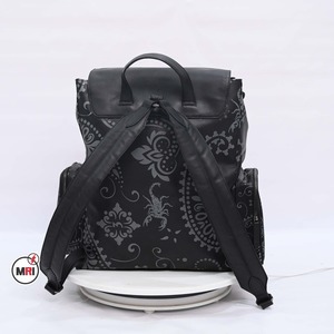 Mochila de viaje para senderismo, logotipo personalizado, impresión por sublimación, moda, ligera, impermeable, para viajes de negocios, mochila inteligente de cuero PU - Product Image 2