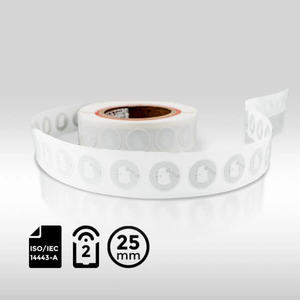 Etiqueta Inteligente para Mascotas Compatible con NFC 216, Diámetro de 25 mm, para Identificación de Mascotas - Product Image 2