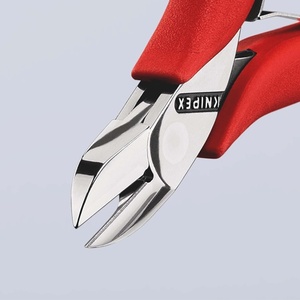 Electronic Side <b>Cutters</b> 115 Mm Beveled <b>Edge</b> Mirror-Polished Plastic Coating by for KNIPEX - Product Image 5