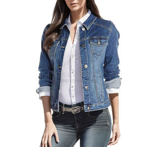 Veste en jean délavée réversible de haute qualité, dernier modèle, Veste en jean délavée réversible à prix réduit - Product Image 3