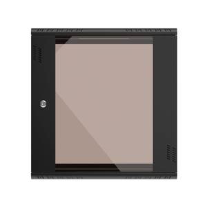 Armoire rack Extralink Premium 12U 600x450 noire, montage mural sans outil - Product Image 1