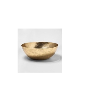 Cuenco de servicio de latón resistente hecho a mano por artesanos expertos adecuado para uso decorativo y práctico en el hogar - Product Image 2