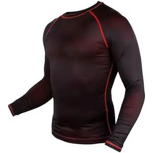 <b>Top</b> Quality Sports Wear <b>Gym</b> Wear <b>Long</b> <b>Sleeve</b> Loose Rash Guards Shirts for <b>Men</b> - Product Image 3
