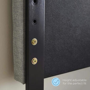 Tête de lit en velours de luxe TRIHO-HB-066, tête de lit capitonnée moderne à canaux, mobilier de chambre chic - Product Image 5