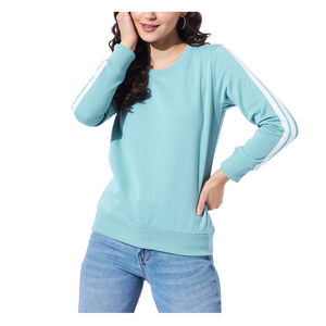 Sudadera estampada de alta calidad para mujer, camisa tejida de manga completa hecha a medida para invierno, venta al por mayor - Product Image 1