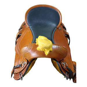 Confortable fait à la main en cuir véritable Western Pleasure Riding Horse Saddle Wholesale Cowboy Style for Riding Reining Roping - Product Image 3