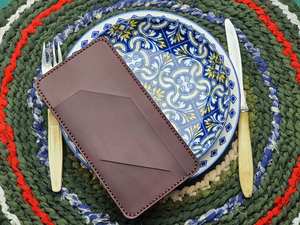 Titular de cheque de restaurante de cuero de alta calidad con logotipo personalizado para restaurante, presentador de invitados de cheque de cuero genuino, LBH-0190 - Product Image 3