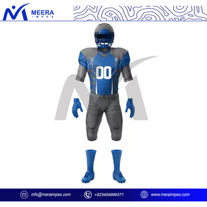 2025 uniforme de fútbol americano impreso por sublimación personalizado para Unisex transpirable 100% poliéster de talla grande ropa de fútbol americano - Product Image 3