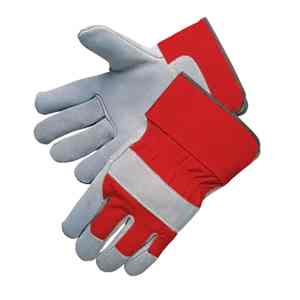 Guantes de trabajo de cuero de seguridad duraderos de alta calidad con logotipo personalizado con protección antiquímica a bajo precio para hombres de alta visibilidad - Product Image 5