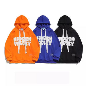 Unisex Heavyweight Oversized Fleece Pullover <b>Hoodie</b> High Quality Cotton Blended for Plus Size <b>Men</b> Customizable for Winter Use - Product Image 6