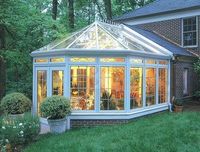 Véranda Moderne Isolée en Verre, Jardin d'Hiver, Extension Rétractable pour Villa, Ferme, Cour, Double Vitrage Trempé