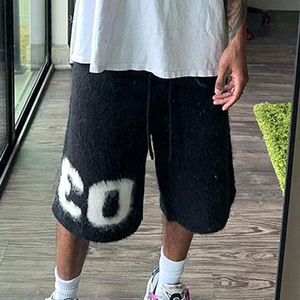 Shorts pour hommes en toile solide, polyester/coton, nouvelle arrivée personnalisée 2025, imperméables, coupe-vent, respirants, taille élastique - Product Image 3