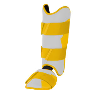 Baseball Shin Guards Leather Professional Protection for Athletes Comfortable Leg Guard for League <b>Games</b> and Sports Practice - Product Image 4