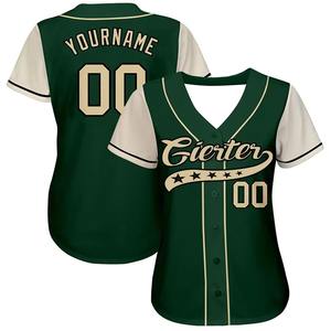 เสื้อเบสบอลผ้าโพลีเอสเตอร์ Raglan สองสีเสื้อ/กระดุมเสื้อลง100% ออกแบบได้ตามที่ต้องการ - Product Image 1