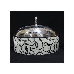 Juego de 2 ollas calientes de acero inoxidable con tapa de madera, olla caliente de forma redonda, olla caliente de diferentes tamaños para uso en reuniones - Product Image 4