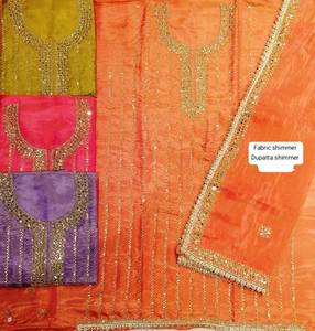 Costumes de fête indiens brodés à la main sans couture de créateur moderne beau style traditionnel pour hommes et femmes - Product Image 1