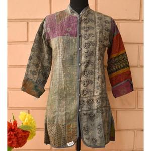 เสื้อแจ็คเก็ตสโตนวอชแขนยาวผ้าฝ้ายปิดด้วยกระดุมสำหรับฤดูใบไม้ร่วงฤดูหนาว - Product Image 1