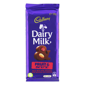 Alta calidad Cadburyy Dairy Milk Fruit & Nut Chocolate Bar 180g Venta caliente Precio de fábrica Mejor calidad Dulces dulces para la venta - Product Image 3