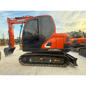 Excavadora de cadenas usada Doosan DX80-9C de 8 toneladas con sistema hidráulico - Product Image 1