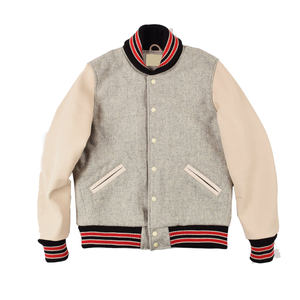 Veste universitaire de baseball collégial de style sport de club OEM design d'équipe personnalisé veste de vêtements d'extérieur pour hommes avec impression de lettres audacieuses - Product Image 1