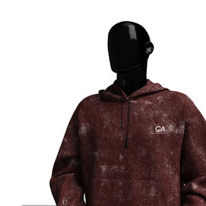 Vêtements Industries Prix de gros Acid Wash Sweat à capuche pour hommes Heavyweight Blank Regular Fit Luxury Men Acid Washed Hoodie - Product Image 1