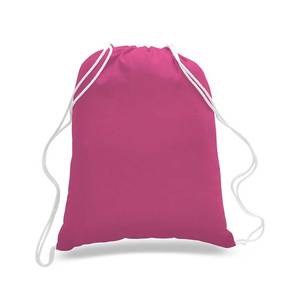 กระเป๋าเชือกรูดผ้าฝ้าย100% ออกแบบโลโก้ผู้ส่งออกอินเดียได้ตามต้องการ - Product Image 3