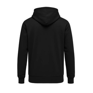 เสื้อฮู้ดดี้โอเวอร์ไซส์ผ้าฟลีซอุ่นๆ สำหรับฤดูหนาว ผ้าฝ้าย 100% แบบสวมหัว สปอร์ต นุ่ม สบาย สีเทา - Product Image 2