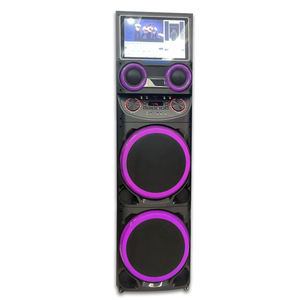 Altavoces Power Sound, Reproductor de Música, Altavoz Doble de 15 Pulgadas, 200 W, LED RGB, BT 5.0, USB, TF, Pantalla Táctil de 15.4 Pulgadas, Máquina Amplificadora de Karaoke - Product Image 5