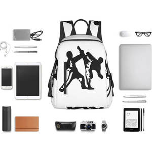 Mochila informal de artes marciales de Taekwondo, bolsa ligera para ordenador portátil, mochila de viaje para ordenador portátil para mujeres y hombres - Product Image 6