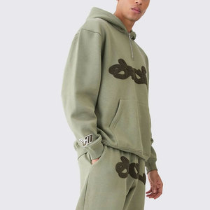 ชุดวอร์มของผู้ชายสีทึบน้ำหนักเบาชุดออกกำลังกายเข้ารูปสำหรับฤดูหนาว100% - Product Image 5