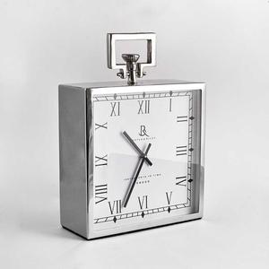 Horloge décorative pour chambre à coucher, salon, décoration de table, horloge d'alarme métallique, accessoires de décoration pour la maison, horloge moderne décorative, idées cadeaux - Product Image 2