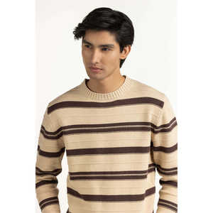 Suéter Cárdigan Abierto para Hombre, Corte Regular, con Capucha, Cierre de Cremallera, Decoración con Estampado de Rayas, para la Temporada de Primavera - Suministro ODM - Product Image 5