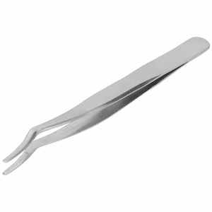 Pince à cils de qualité supérieure Pince à épiler en acier inoxydable incurvée Extension de cils - Product Image 1