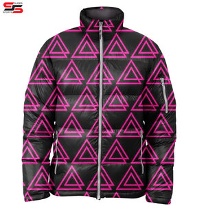 แจ็กเก็ตขนปลาปักเป้าฤดูหนาวของผู้ชายแบบกำหนดเองได้สไตล์แฟชั่นใหม่ล่าสุดผ้าแคนวาสบางมีกระเป๋าซิป - Product Image 3