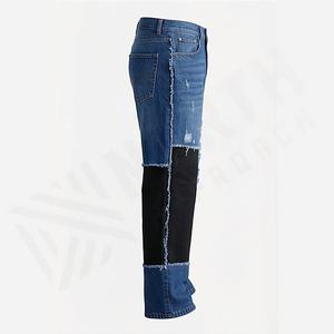 Pantalones Vaqueros Rectos Cómodos para Hombre, Color Personalizado, Botones, Impermeables, Transpirables, Diseño Bordado, Ropa de Calle, Ropa de Invierno - Product Image 3