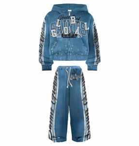 ชุดเสื้อฮู้ดผ้าฟลีซของผู้ชายชุดวอร์มระบายอากาศสำหรับใส่เล่นยิมฟิตเนสในฤดูหนาวกำหนดโลโก้ได้เอง - Product Image 4