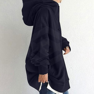 Dernier design de sweat-shirts oversize pour femmes, sweat-shirts à capuche d'hiver, devant 100% coton, écologique, de haute qualité, fabriqué au Pakistan, vêtements de rue - Product Image 2