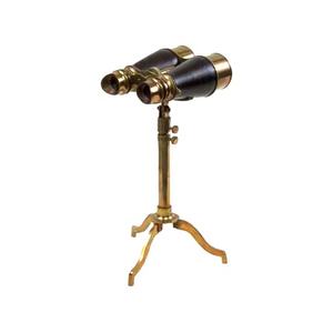 Jumelles nautiques en laiton antique de 6 pouces avec support technique d'impression de cadeau marin en métal personnalisé pour modèle de collection de Logo - Product Image 1