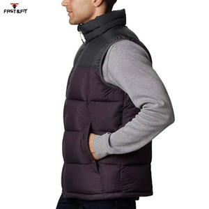 เสื้อกั๊กพัฟเฟอร์แฟชั่นขายดีสำหรับฤดูใบไม้ผลิ แบบกลับด้านได้ ระบายอากาศได้ดี สำหรับผู้ชาย สวมใส่เป็นเสื้อนอก พร้อมโลโก้และแบบที่กำหนดเองได้ - Product Image 3