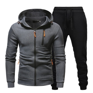 Men Tracksuit Wholesale Sport Track Suit Training Jogging Wear Men Tracksuit Set OEM Supplier - Product Image 4