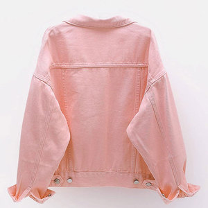 Nouvelle arrivée Veste en jean pour femmes Veste en jean à manches longues de haute qualité Coupe classique Vêtement de rue tendance Veste en jean pour femmes - Product Image 2