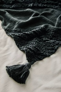 Estética sólida Vintage acolchado tejido a mano algodón orgánico ecológico colcha multicolor ligero boda de invierno - Product Image 4