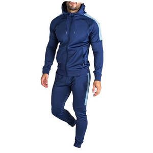 Conjunto Deportivo de Moda para Hombre, Sudadera con Capucha y Cremallera, Pantalones Estampados, Chándal Deportivo Informal de 2 Piezas con Pedrería - Product Image 4
