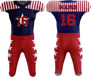 Camisetas de fútbol americano personalizadas, conjunto de manga corta, uniforme de fútbol americano y ropa - Product Image 3