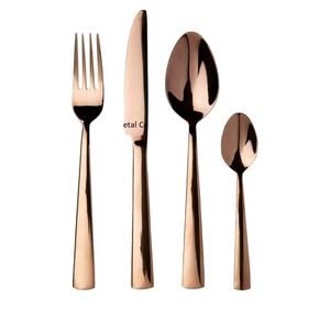 Juego de cubiertos modernos de acero inoxidable, vajilla única de 5 piezas, cucharas, restaurante, Hotel, hogar, Color plata, paja de trigo, bodas - Product Image 3