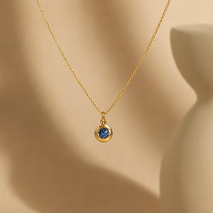 September Birthstone <b>Necklace</b>-Fine Pendant Jewelry - Product Image 2